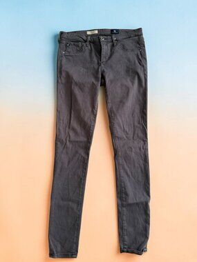 ADRIANO GOLDSCHMIED Gray The Legging Skinny Pants Size 28